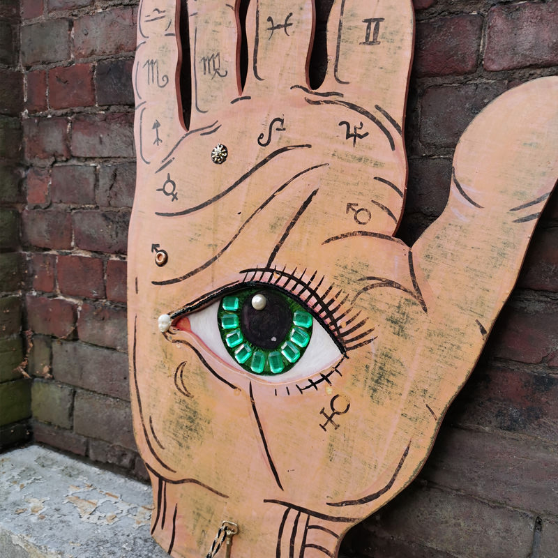 Hand And Eye Giant Sign 2